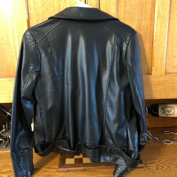 Faux Leather Jacket - Picture 2 of 3